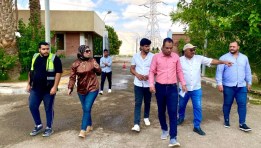 رئيس جهاز مدينة السويس الجديدة تتابع أعمال تطوير منظومة المياه 