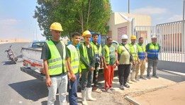 حدائق أكتوبر تستكمل رفع كفاءة روافع الصرف الصحي
