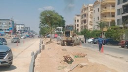 جهود جهاز مدينة الشروق في رفع كفاءة الطرق