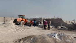 جانب من ضبط المنشآت غير المرخصة 