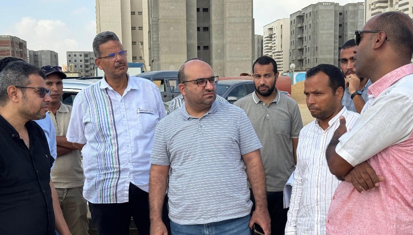 جانب من جولة رئيس جهاز تنمية مدينة حدائق أكتوبر