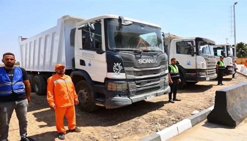 المحطة الوسيطة الجديدة لجمع المخلفات بمدينة القناطر الخيرية