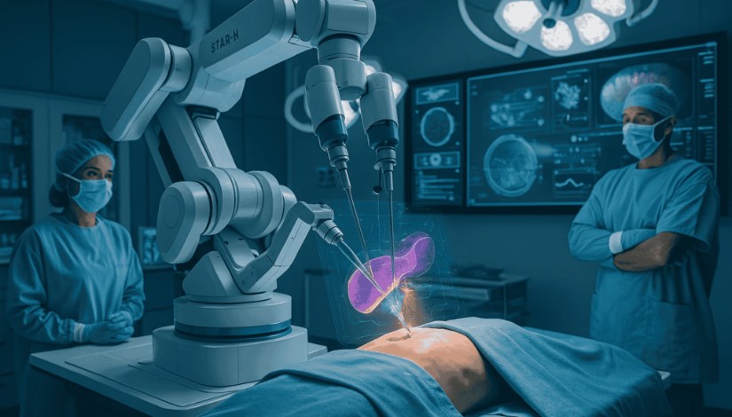 إجراء أول عملية جراحية ذاتية التوجيه للمرارة إجراء أول عملية جراحية ذاتية التوجيه للمرارة