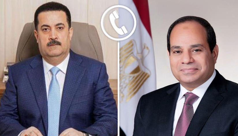 الرئيس السيسي يتلقى اتصالا من رئيس وزراء جمهورية العراق الرئيس السيسي يتلقى اتصالا من رئيس وزراء جمهورية العراق