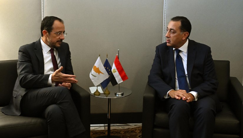 رئيس الوزراء يلتقي الرئيس القبرصي بمقر الأمم المتحدة بنيويورك رئيس الوزراء يلتقي الرئيس القبرصي بمقر الأمم المتحدة بنيويورك