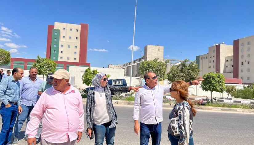 جولة رئيس جهاز مدينة السويس الجديدة جولة رئيس جهاز مدينة السويس الجديدة