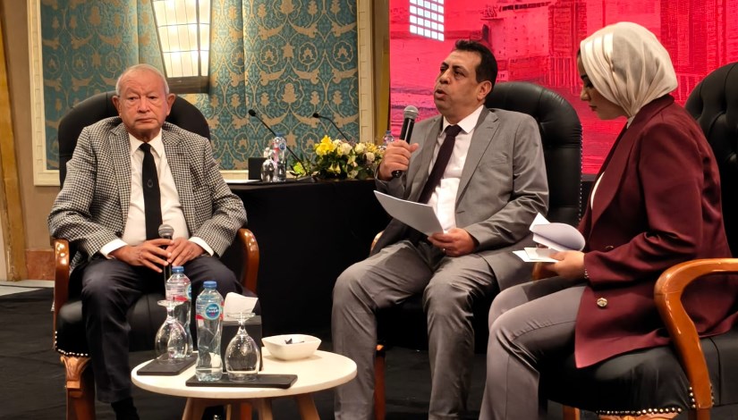 نجيب ساويرس خلال الفعالية نجيب ساويرس خلال الفعالية