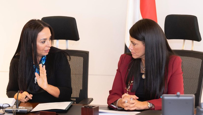 لقاء وزيرة التخطيط ووزيرة التضامن