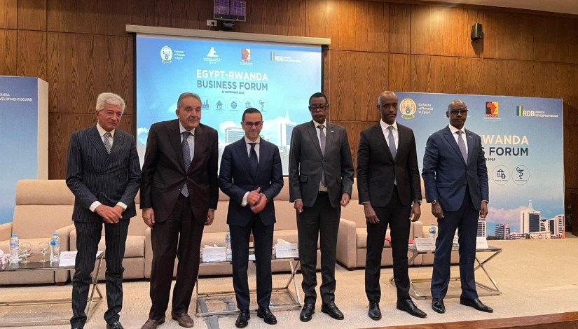 جانب من فعاليات منتدى الأعمال المصري الرواندي جانب من فعاليات منتدى الأعمال المصري الرواندي