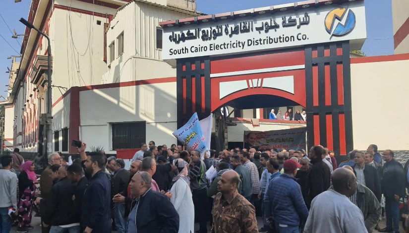 موزظفي شركة جنوب القاهرة لتوزيع الكهرباء