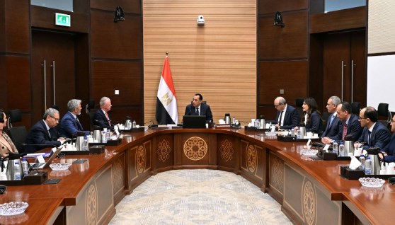 جانب من اجتماع رئيس مجلس الوزراء مع شركة بوينج