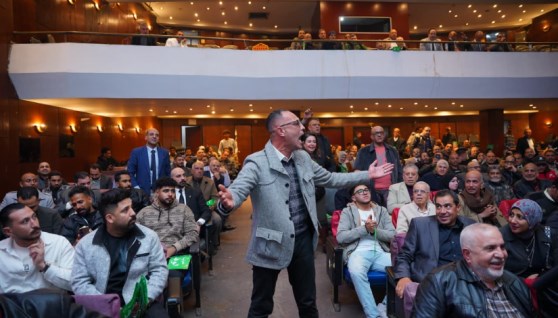 هتافات الجمعية العمومية للحزب تستقبل السيد البدوي