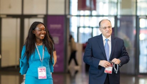 الدكتور علي الغمراوي خلال مشاركته في أعمال المنتدى الأول لرؤساء الهيئات التنظيمية الوطنية