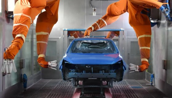 ورش طلاء السيارات الذكية