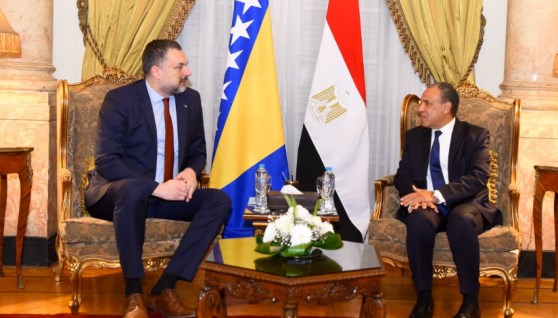 خلال لقاء وزير الخارجية المصرية بوزير خارجية البوسنة والهرسك