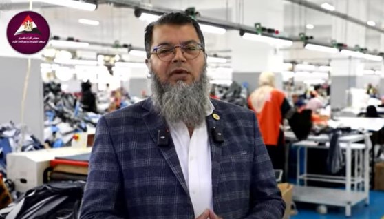 أشرف الفقي مدير شركة مأرب العالمية للملابس الجاهزة