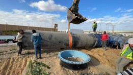 عمليات ربط الخطوط بجهاز حدائق أكتوبر