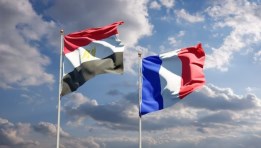 علم مصر وفرنسا
