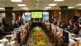 جانب من توقيع البروتوكول