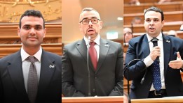 نواب حزب العدل عبد المنعم إمام ومحمد فؤاد وحسين هريدى