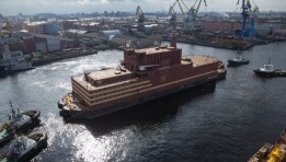 مفاعل أكاديميك لومونوسوف الروسي للطاقة النووية العائمة - صورة أرشيفية