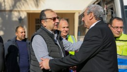  المهندس محمد شيمي، وزير قطاع الأعمال العام خلال زيارته للغربية 