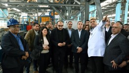 خلال زيارة شركة مصر للألومونيوم 