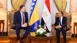 خلال لقاء وزير الخارجية المصرية بوزير خارجية البوسنة والهرسك