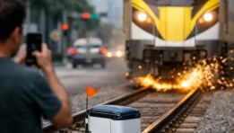  قطار يدهس روبوت