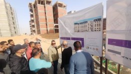 جانب من الجولة في مدينة حدائق العاشر من رمضان