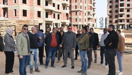 جانب من الجولة في جهاز مدينة العاشر من رمضان