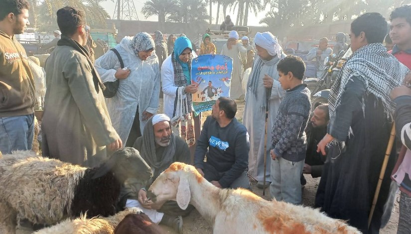 جانب من الفحص والعلاج 