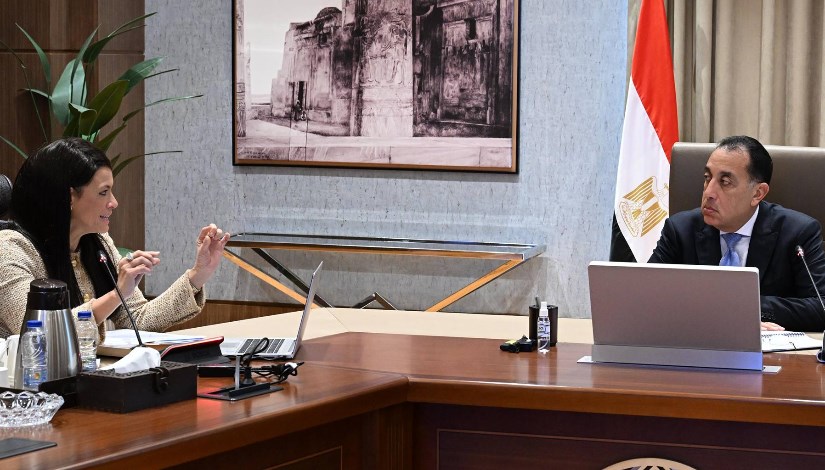 لقاء رئيس الوزراء ووزيرة التخطيط