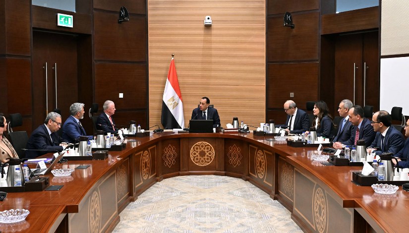 جانب من اجتماع رئيس مجلس الوزراء مع شركة بوينج