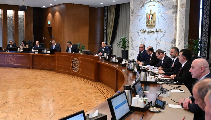 جانب من اجتماع الحكومة اليوم