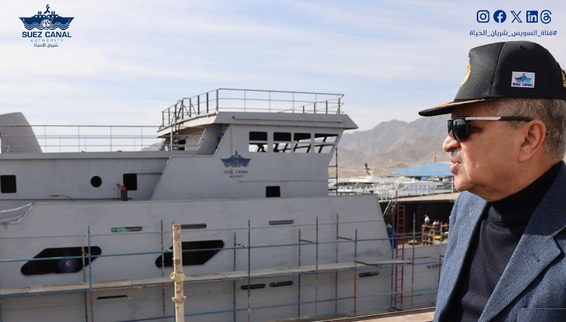 جولة رئيس هيئة قناة السويس