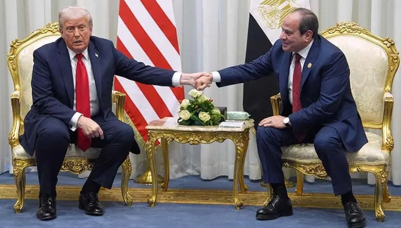 الرئيس السيسي مع نظيره الأمريكي دونالد ترامب