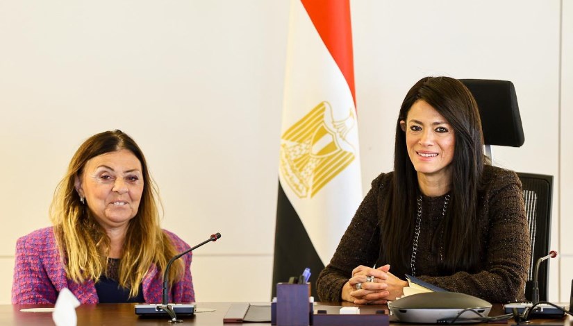 خلال استقبال الدكتور رانيا المشاط الدكتور إيمان كريم 