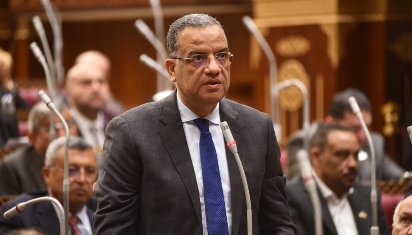 النائب محمود مسلم رئيس الهيئة البرلمانية لحزب الجبهة الوطنية بمجلس الشيوخ 