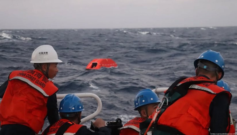 غرق سفينة شحن في بحر الصين الجنوبي 