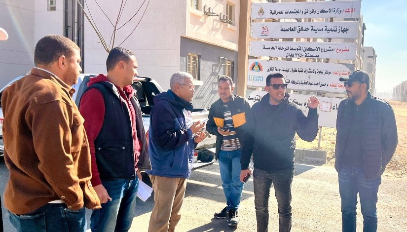 جانب من جولة رئيس جهاز مدينة حدائق العاصمة