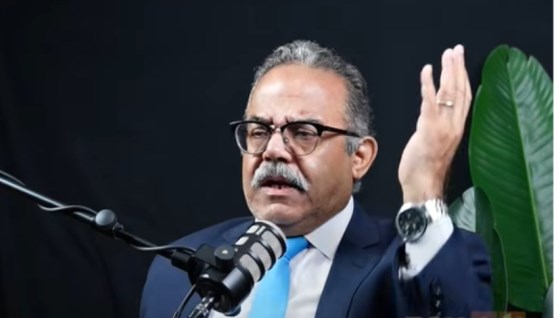 جانب من لقاء محمود العسقلاني