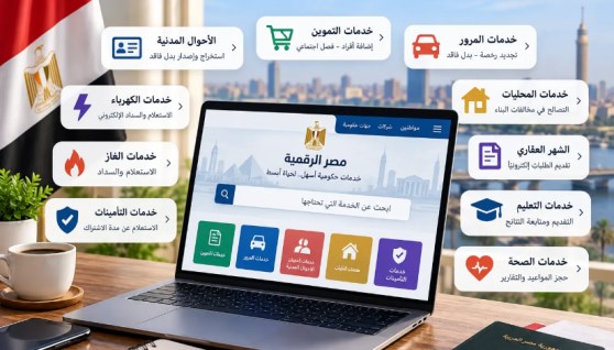 الخدمات الحكومية الإلكترونية في مصر 2026