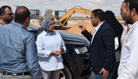 تنفيذ مشروعات المرافق والمناطق الصناعية واللوجستية بأكتوبر