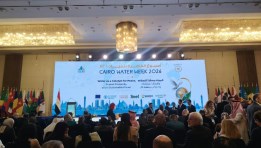 خلال فاعليات افتتاح الدورة التاسعة لأسبوع القاهرة للمياه 