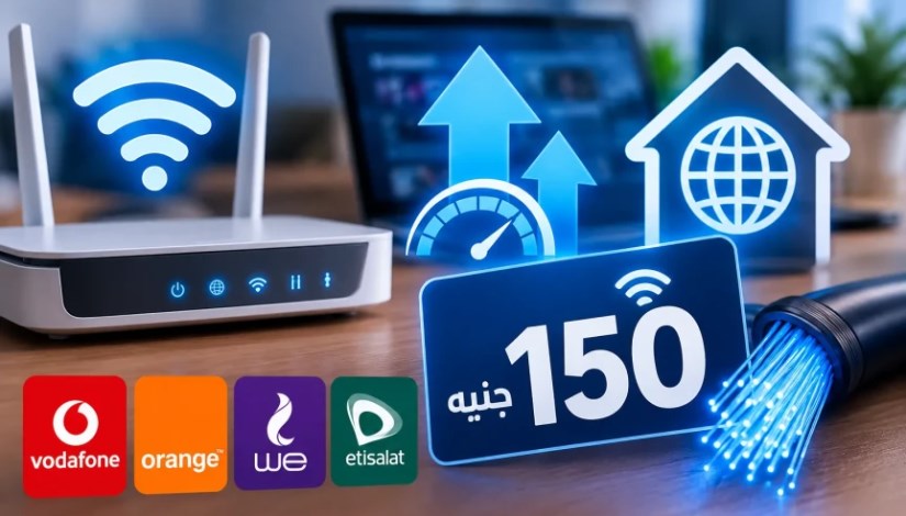 أصغر باقة إنترنت منزلي في مصر 2026