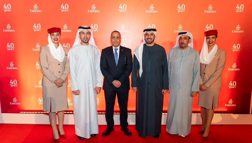 احتفالية طيران الامارات بمرور 40عام على إطلاق عملياتها فى مصر 