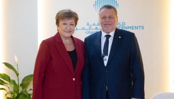 محافظ البنك المركزي - المديرة العامة لصندوق النقد