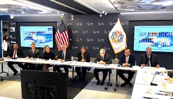 وزير البترول خلال استضافته بمعهد الشرق الأوسط بواشنطن