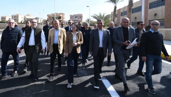 جانب من جولة وزيرة الاسكان